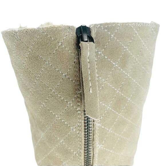 G.H. BASS Zina Women Tan Winter Sneaker Boot Size 9.5 Suede Faux Fur Lining New - Picture 10 of 16